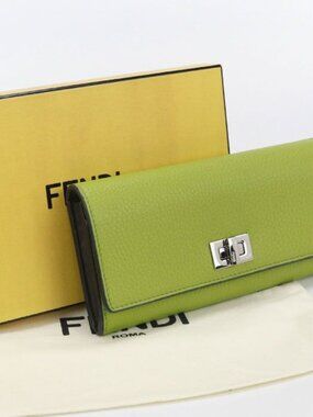 Fendi Continental Wallet Peekaboo with Double Fold Coin